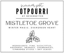 Load image into Gallery viewer, Mistletoe Grove Simmer Pot Potpourri