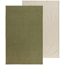 Load image into Gallery viewer, Olive Branch Dash Hand Towels Set of 2