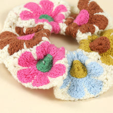 Load image into Gallery viewer, Sweet Colorful Flower Handmade Crochet Scrunchies MK2BLW6W6HSR217