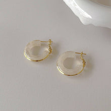 Load image into Gallery viewer, Candy Color Metal Geometics Hoop Earrings MK2ZCEP6W6JER390