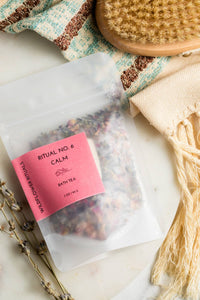 No. 6 Calm Botanical Bath Tea - Lavender Rose