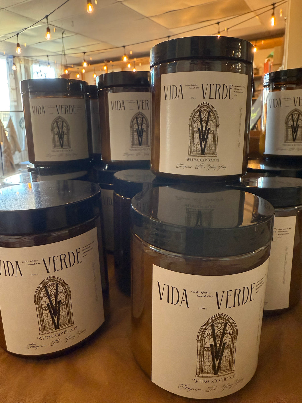 Fall//Winter Blends- 9 oz Amber Glass Jar