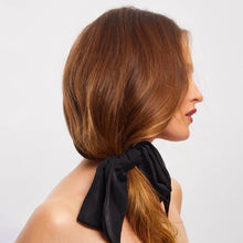 Load image into Gallery viewer, Recycled Fabric Bow Hair Clip 1pc- Black
