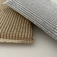 Load image into Gallery viewer, Metallic gold silver rectangle kitchen scouring scrub sponge