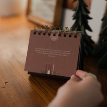 Load image into Gallery viewer, The Wonder of His Love | Daily Encouragement Flip Calendar for the Advent Season