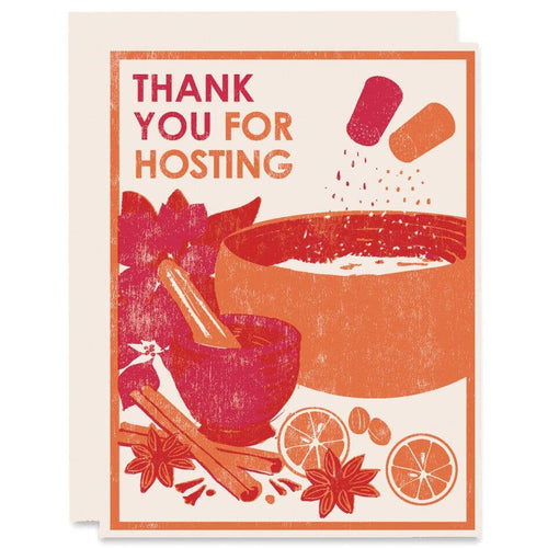 Thank You for Hosting Card