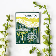 Load image into Gallery viewer, Queen Anne&#39;s Lace Thank You Card