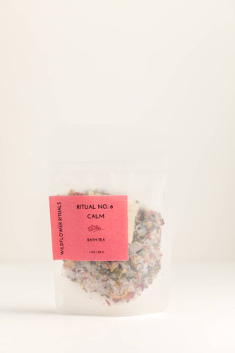 No. 6 Calm Botanical Bath Tea - Lavender Rose