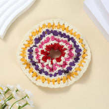 Load image into Gallery viewer, Sweet Colorful Flower Handmade Crochet Scrunchies MK2BLW6W6HSR217