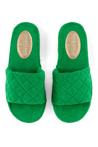 SOL POOL SLIDES, GREEN