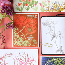 Load image into Gallery viewer, Thinking of You (Red Poppies) Friendship Card