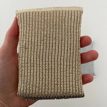 Load image into Gallery viewer, Metallic gold silver rectangle kitchen scouring scrub sponge