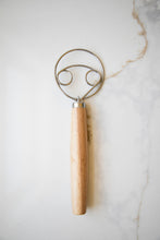 Load image into Gallery viewer, Dough Whisk Wooden Handle
