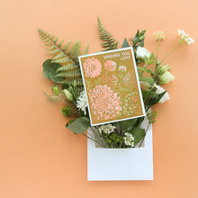 Load image into Gallery viewer, Sending Love (Dahlias) Friendship Card