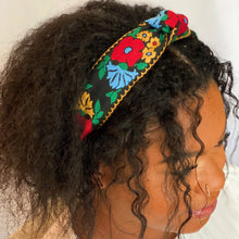 Load image into Gallery viewer, French Floral Embroidered Headband: Apricot