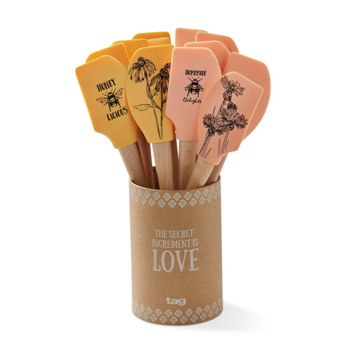 Honey Bee Spatula Assortment of 12 & CDU - Multi