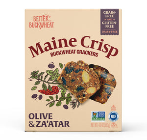 Olive & Za'atar Crisps  | Gluten-Free Crackers | Artisanal