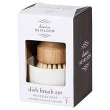 Load image into Gallery viewer, Dish Brush and Soap Set of 3