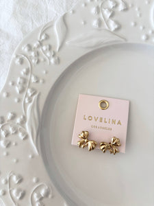 18k plated Lovely Bow Earrings