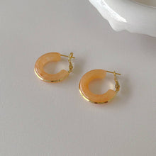 Load image into Gallery viewer, Candy Color Metal Geometics Hoop Earrings MK2ZCEP6W6JER390