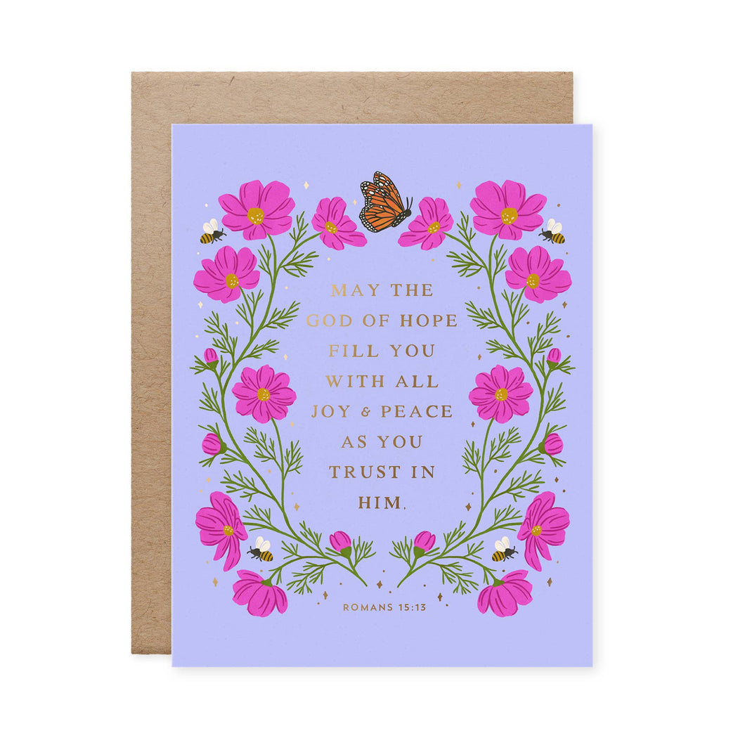 God of Hope Encouragement Card