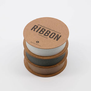 Ribbon, Herringbone, Gray/Gunmetal/Tannin
