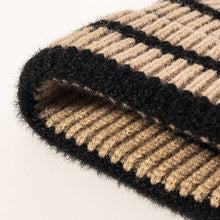 Load image into Gallery viewer, Winter Striped Beanie Cuff Warm Knitted Hat MK2BLW6W6HAT275