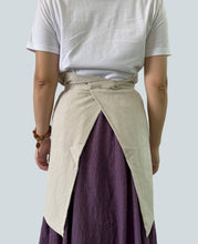 Load image into Gallery viewer, Linen Half Apron with Pockets