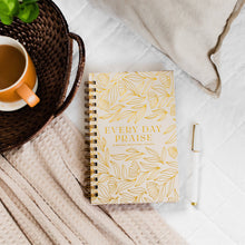 Load image into Gallery viewer, Every Day Praise Journal | Oatmeal Floral Spiral
