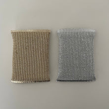 Load image into Gallery viewer, Metallic gold silver rectangle kitchen scouring scrub sponge