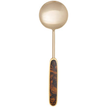 Load image into Gallery viewer, Tortoiseshell Salad Servers Set of 2