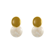 Load image into Gallery viewer, Elegant Khaki Simple Acrylic Earrings MK2ZCEP6W6JER399
