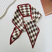 Load image into Gallery viewer, Print Narrow Long Satin Silk-Feel Scarf MK2BLW6W6NSI135