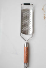 Load image into Gallery viewer, Cheese Grater with Walnut Wood Handle