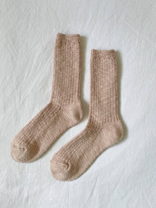 Cottage Socks: Heather Grey