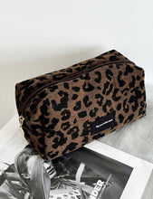 Load image into Gallery viewer, Minimalist Leopard Print Travel Portable Cosmetic Bag MK2BLW6W10BOB539