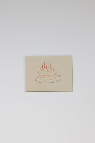 Cake Greeting Card (Blank Interior)