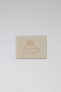 Cake Greeting Card (Blank Interior)