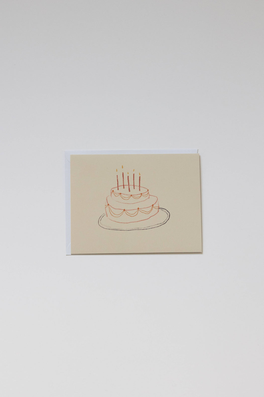 Cake Greeting Card (Blank Interior)