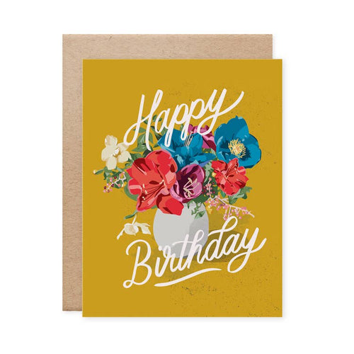 Birthday Flowers Card