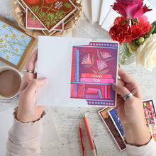 Load image into Gallery viewer, Thank You (Book Flowers) Card