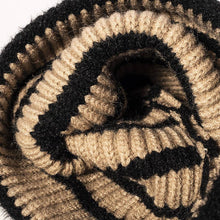 Load image into Gallery viewer, Winter Striped Beanie Cuff Warm Knitted Hat MK2BLW6W6HAT275
