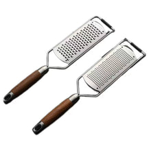 Load image into Gallery viewer, Cheese Grater with Walnut Wood Handle