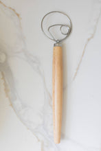 Load image into Gallery viewer, Dough Whisk Wooden Handle