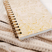 Load image into Gallery viewer, Every Day Praise Journal | Oatmeal Floral Spiral