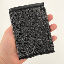 Load image into Gallery viewer, Metallic gold silver rectangle kitchen scouring scrub sponge