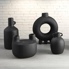 Load image into Gallery viewer, Grey Abstract Vase