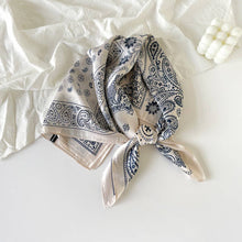 Load image into Gallery viewer, Vintage Paisley Pattern Square Satin Scarf MK2BLW6W6NSI150