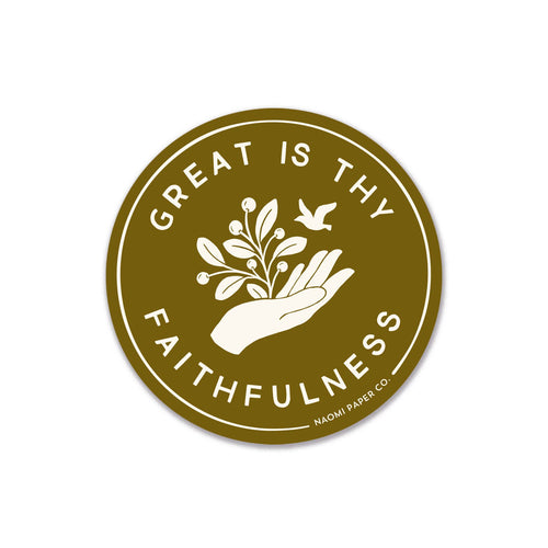 Great is Thy Faithfulness Sticker