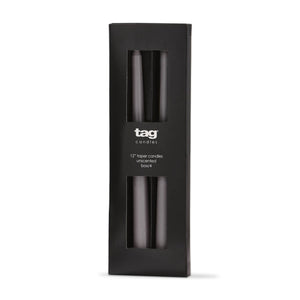 Color Studio 12" Taper Candle Set of 4 - Gray